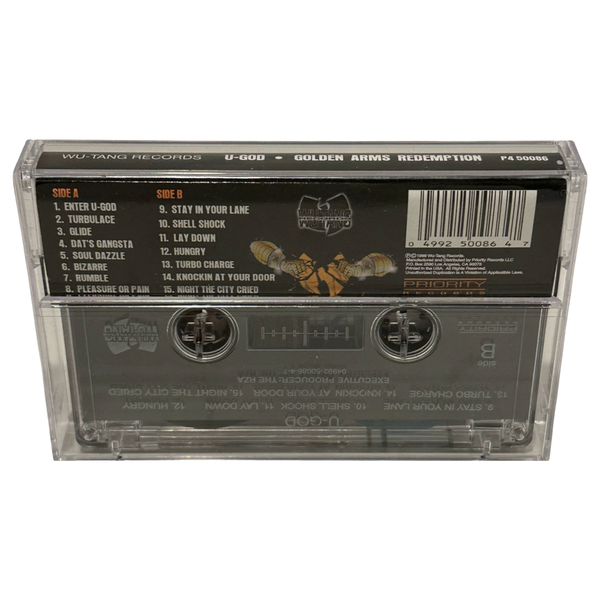 •U-GOD - GOLDEN ARMS REDEMPTION• ~1999 OG PRESSINGS~ (CD & CASSETTE TAPE) (TAPE POPPED)