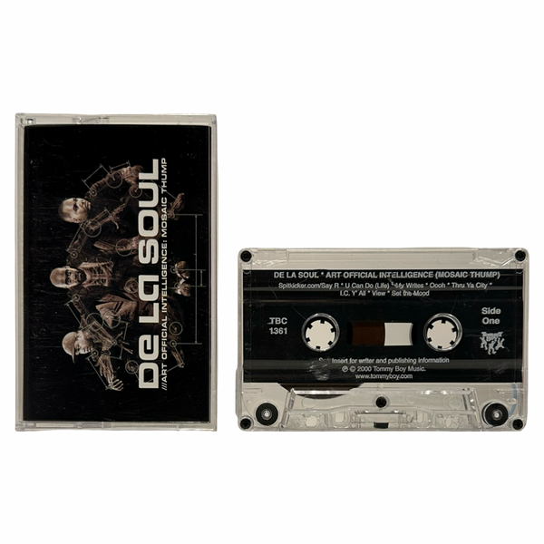•DE LA SOUL - ART OFFICIAL INTELLIGENCE ///:MOSAIC THUMP• ~2000 OG PRESSING~ (CASSETTE TAPE)