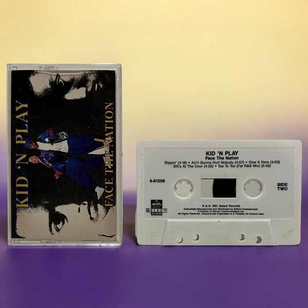 •KID ‘N PLAY ~ FACE THE NATION• ~1991 OG PRESSING~ (CASSETTE TAPE)