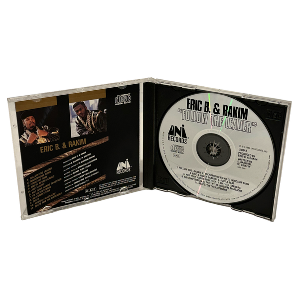 •ERIC B. & RAKIM - FOLLOW THE LEADER• ~1988 OG PRESSINGS~ (CD & CASSETTE TAPE)