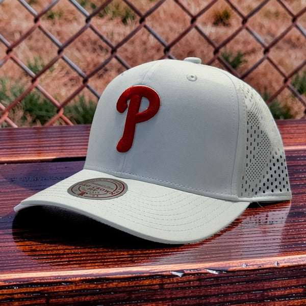 *PHILADELPHIA PHILLIES* Snapback Hat by Michell and Ness (Pro Crown Fit)