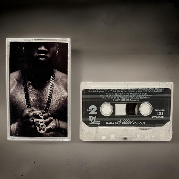 •LL COOL J - MAMA SAID KNOCK YOU OUT• ~1990 OG PRESSING~ (CASSETTE TAPE) (1)