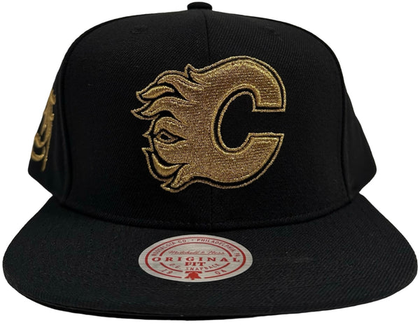 *Calgary Flames* snapback hats by Mitchell & Ness
