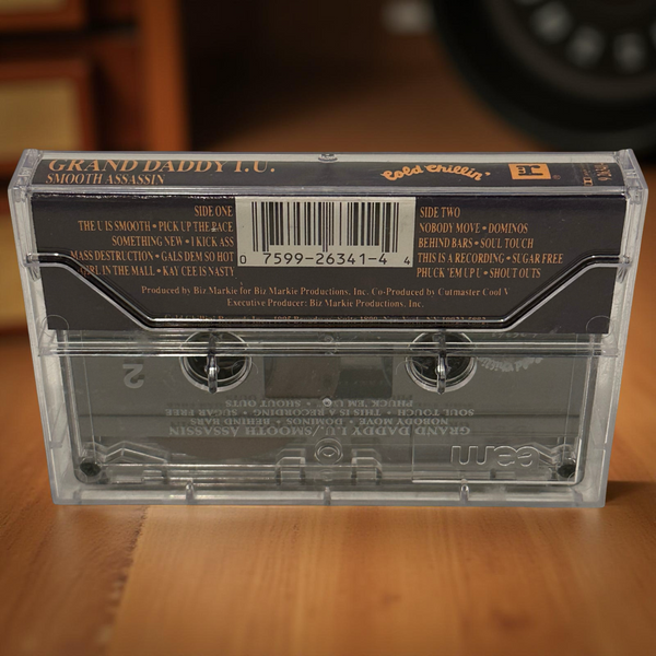 •GRAND DADDY I.U. - SMOOTH ASSASSIN• ~1990 OG PRESSING~ (CASSETTE TAPE)