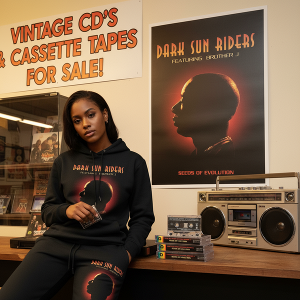 •DARK SUN RIDERS FEATURING BROTHER J ~ SEEDS OF EVOLUTION• ~1996 OG PRESSING~ (CASSETTE TAPE)