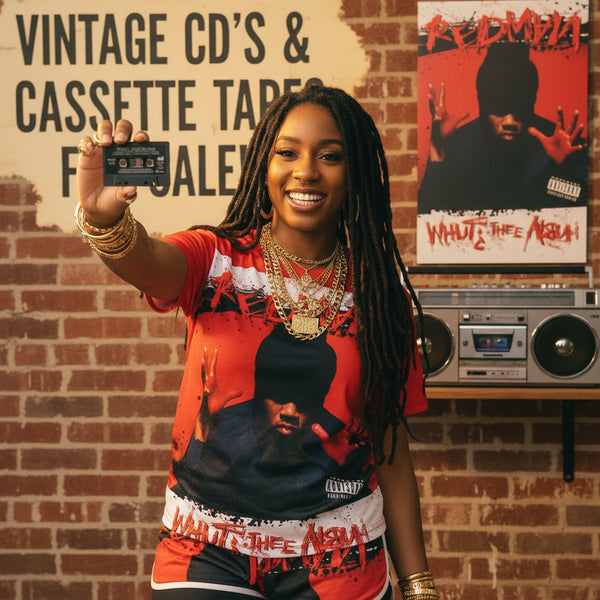 •REDMAN - WHUT? THEE ALBUM• ~1992 OG CANADIAN PRESSINGS PRESSING~ (CASSETTE TAPE) (HTF BLACK SHELL)