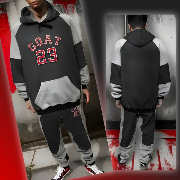 ^23 GOAT^ LUXURY SWEATSUITS (CUT & SEW) (EMBROIDERED LOGOS)