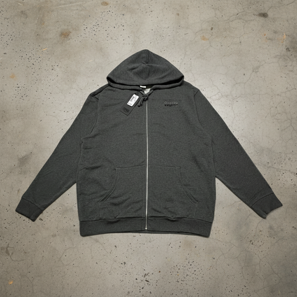 *CROOKS & CASTLES* (GREY-BLACK) ~MIRROR~ ZIP UP HOODIE