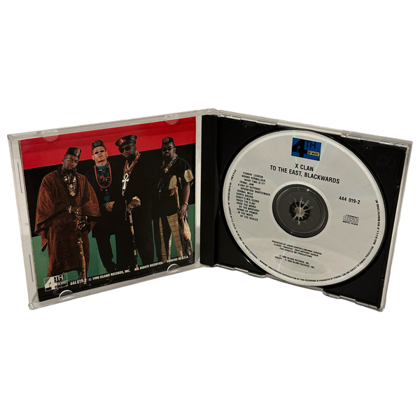 •X-CLAN - TO THE EAST, BLACKWARDS• ~1990 OG PRESSING~ (CD & CASSETTE TAPE)