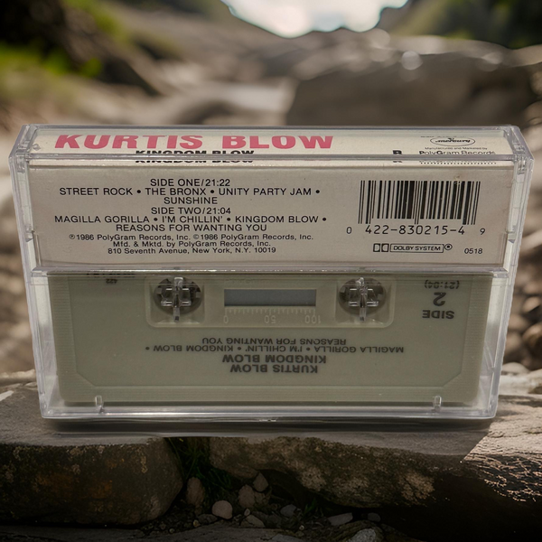 •KURTIS BLOW ~ KINGDOM BLOW• ~1986 OG PRESSING~ (CASSETTE TAPE)