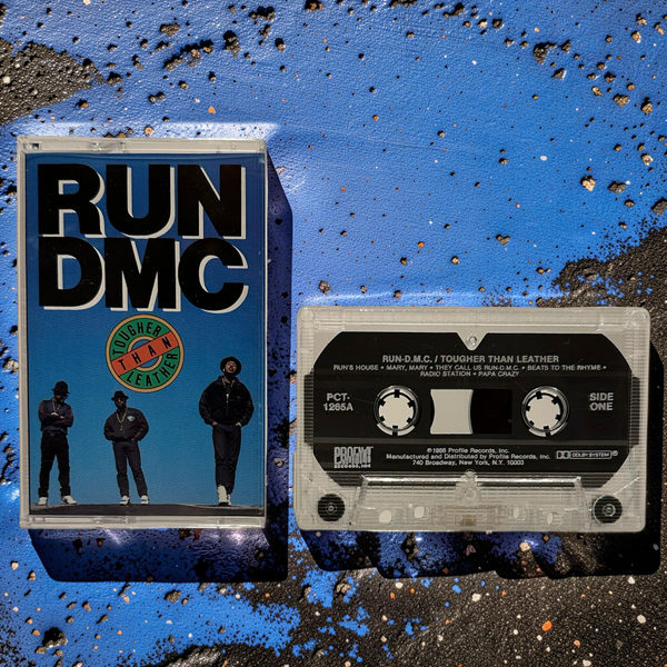 •RUN DMC ~ TOUGHER THAN LEATHER• ~1988 OG PRESSING~ (CASSETTE TAPE)