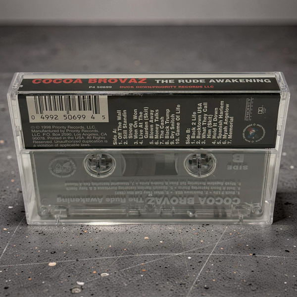 •COCOA BROVAZ ~ THE RUDE AWAKENING• ~1998 OG PRESSING~ (CASSETTE TAPE)