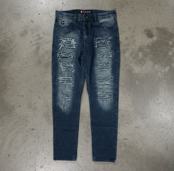 *SOUTHPOLE* ~Ripped Denim Jeans~ (34” Waist 32” Leg)