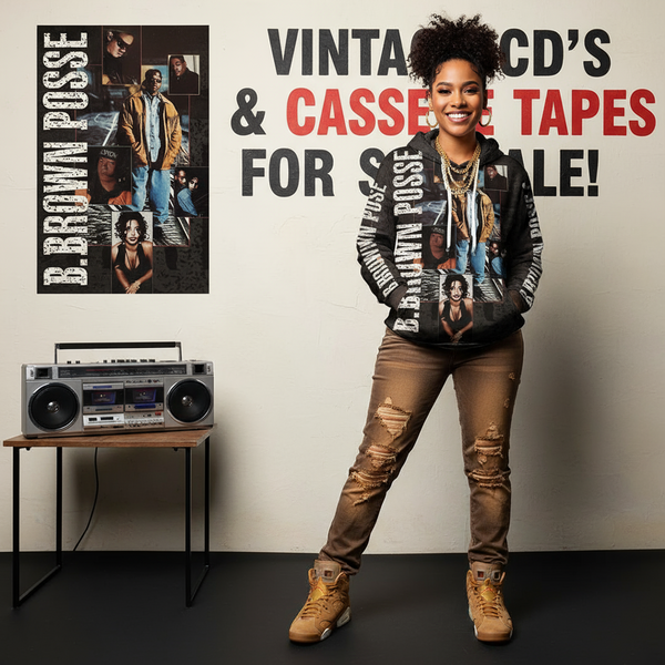 •VARIOUS - B. BROWN POSSE• ~1993 OG PRESSING~ (CASSETTE TAPE)