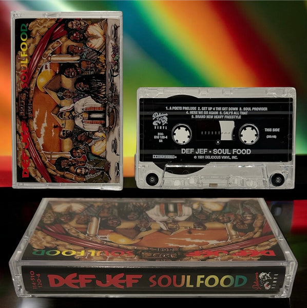 •DEF JEF - SOUL FOOD• ~1991 OG PRESSING~ (CASSETTE TAPE)