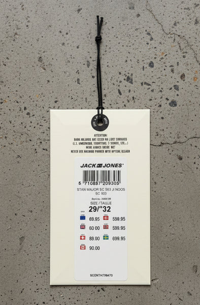 *Jack & Jones* •Heavy Denim Jeans• (29” X 32”) (DARK NAVY)