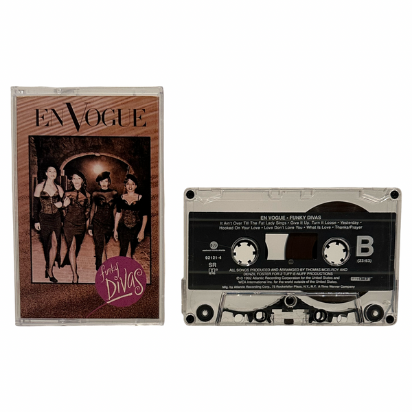 •EN VOGUE - FUNKY DIVAS• ~1992 OG PRESSINGS~ (CD & CASSETTE TAPE)