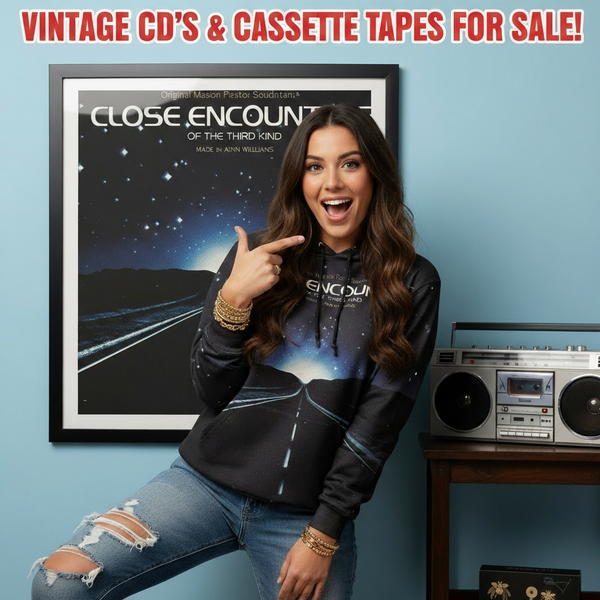 •CLOSE ENCOUNTERS OF THE THIRD KIND ~ SOUNDTRACK• ~1977 OG PRESSING~ (CASSETTE TAPE)