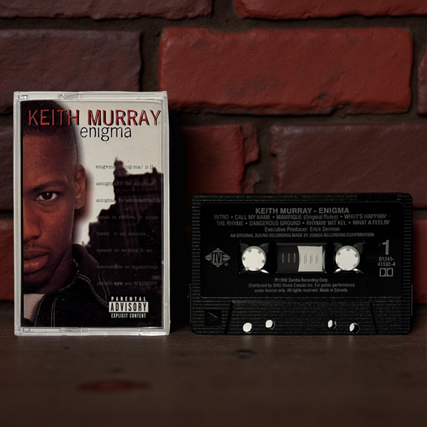 •KEITH MURRAY - ENIGMA• ~1996 OG CANADIAN PRESSING~ (CASSETTE TAPE) (HTF BLACK SHELL)