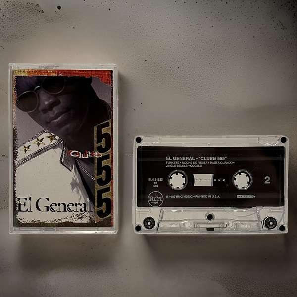•EL GENERAL ~ CLUB 555• ~1995 OG PRESSING~ (CASSETTE TAPE)