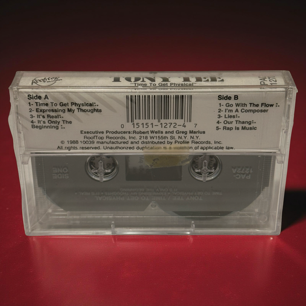 •TONY TEE - TIME TO GET PHYSICAL• ~1988 OG PRESSING~ (CASSETTE TAPE)