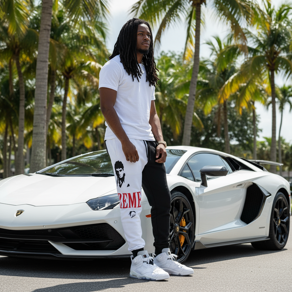 *$UPR3M3 SCARFACE* •JOGGER SWEATPANTS• (FLEECE LINED)