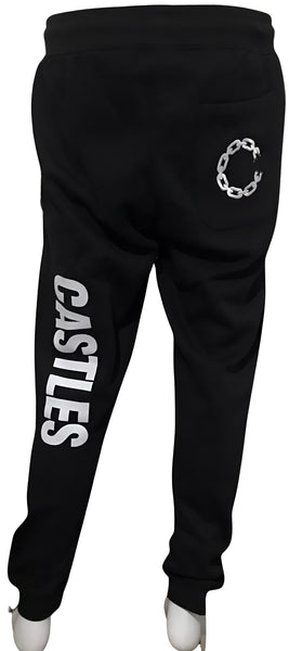 ^CROOKS & CASTLES^ (BLACK) JOGGER SWEATPANTS