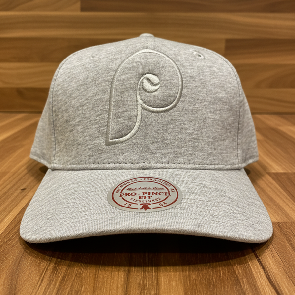 *PHILADELPHIA PHILLIES* Pro Pinch Fit Curved Beak Snapback Hats by Mitchell & Ness