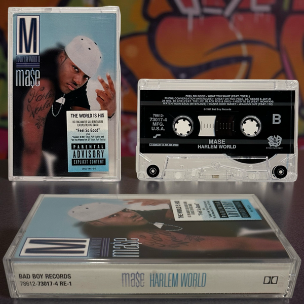 •MASE ~ HARLEM WORLD• ~1997 OG PRESSING~ (CASSETTE TAPE)