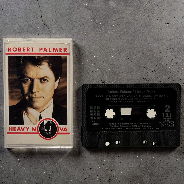 •ROBERT PALMER ~ HEAVY NOVA• ~1988 OG CANADIAN PRESSINGS~ (CD & CASSETTE TAPE)