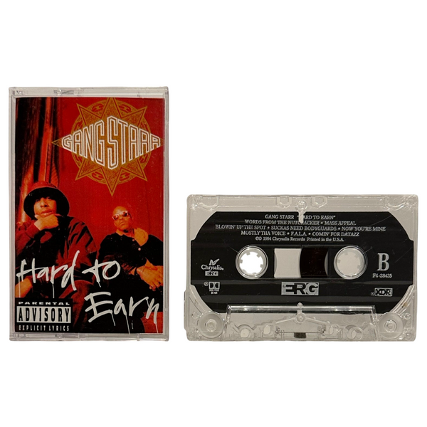 •GANG STARR - HARD TO EARN• ~1994 OG PRESSINGS~ (CD & CASSETTE TAPE)