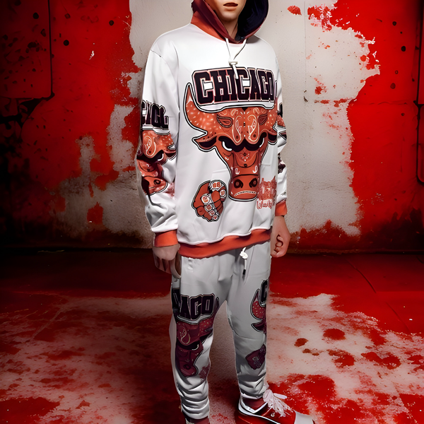 ^CHICAGO^ *WINDY CITY* JOGGER SWEATSUITS (FLEECY SOFT LINED)