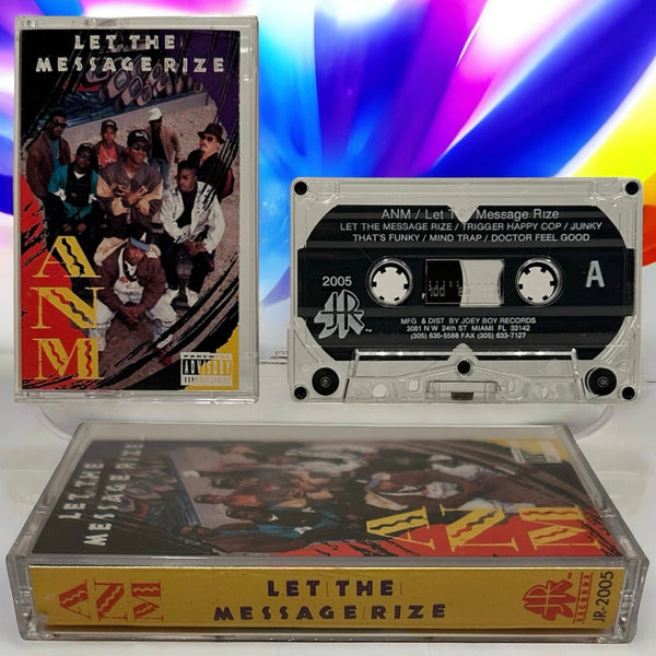 •ANM - LET THE MESSAGE RIZE• ~1991 OG PRESSING~ (CASSETTE TAPE)