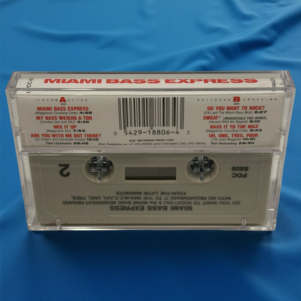 •MIAMI BASS EXPRESS - COMPILATION• ~1989 HTF OG PRESSING~ (CASSETTE TAPE)