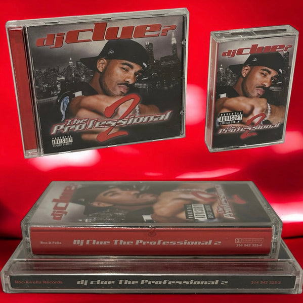 •DJ CLUE -THE PROFESSIONAL 2• ~2001 OG PRESSINGS~ (CD & CASSETTE TAPE)