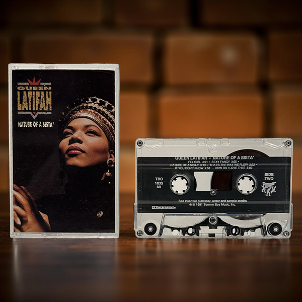 •QUEEN LATIFAH - NATURE OF A SISTA’• ~1991 OG PRESSING~ (CASSETTE TAPE)