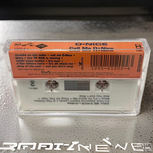 •D•NICE ~ CALL ME D-NICE• (1990 OG PRESSING) (CASSETTE TAPE) (2)
