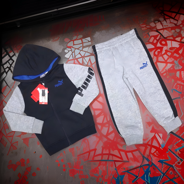 *PUMA* (GREY-MULTI) FULL SWEATSUITS AVAILABLE FOR BOYS