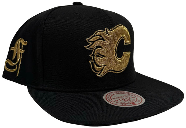 *Calgary Flames* snapback hats by Mitchell & Ness