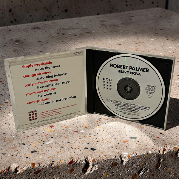•ROBERT PALMER ~ HEAVY NOVA• ~1988 OG CANADIAN PRESSINGS~ (CD & CASSETTE TAPE)
