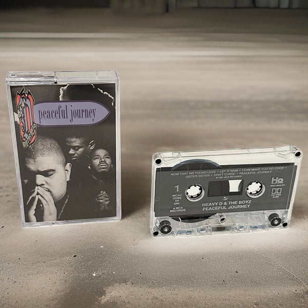 •HEAVY D. & THE BOYZ ~ PEACEFUL JOURNEY• (1991 OG PRESSING) (CASSETTE TAPE)