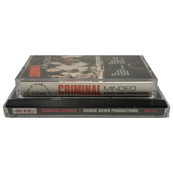 •BOOGIE DOWN PRODUCTIONS - CRIMINAL MINDED• ~1987 OG PRESSING & REPRESSING~ (CD & CASSETTE TAPE)