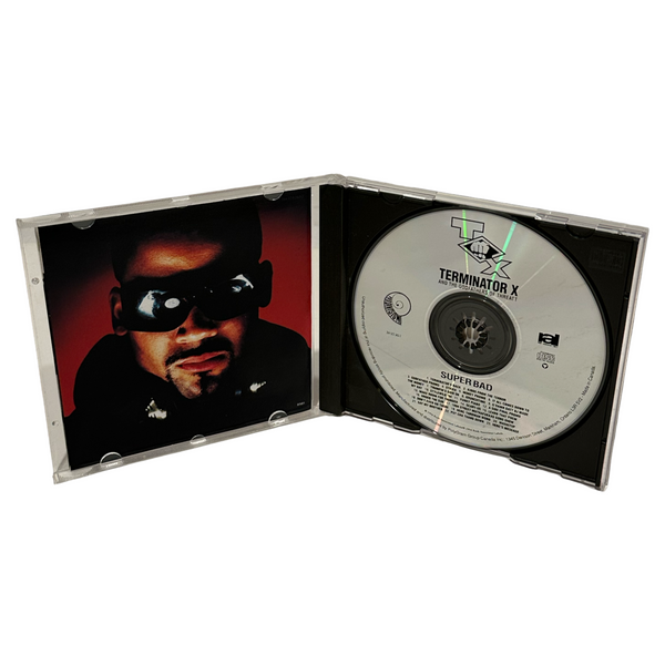 •TERMINATOR X AND THE GODFATHERS OF THREAT - SUPER BAD• ~1994 OG PRESSINGS~ (CD & CASSETTE TAPE)
