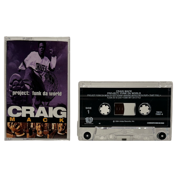 •CRAIG MACK - PROJECT: FUNK DA WORLD• ~1994 OG PRESSINGS~ (CD & CASSETTE TAPE)