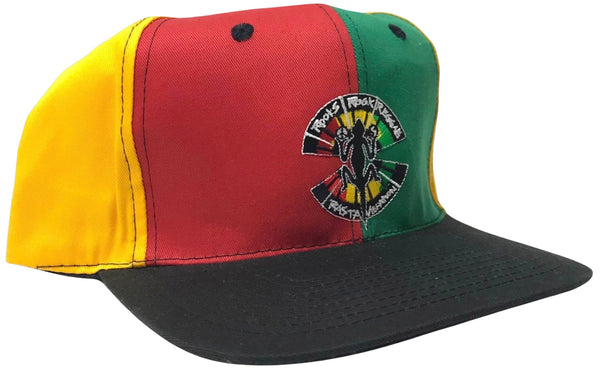 *Roots Rock Raggae* soft shell Rasta style hat (4 tone)