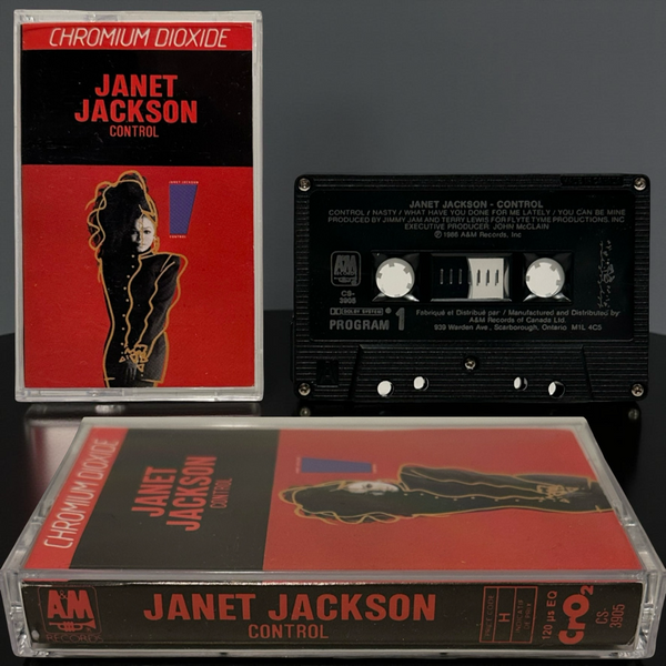 •JANET JACKSON - CONTROL• ~1986 OG CANADIAN PRESSING~ (CASSETTE TAPE)
