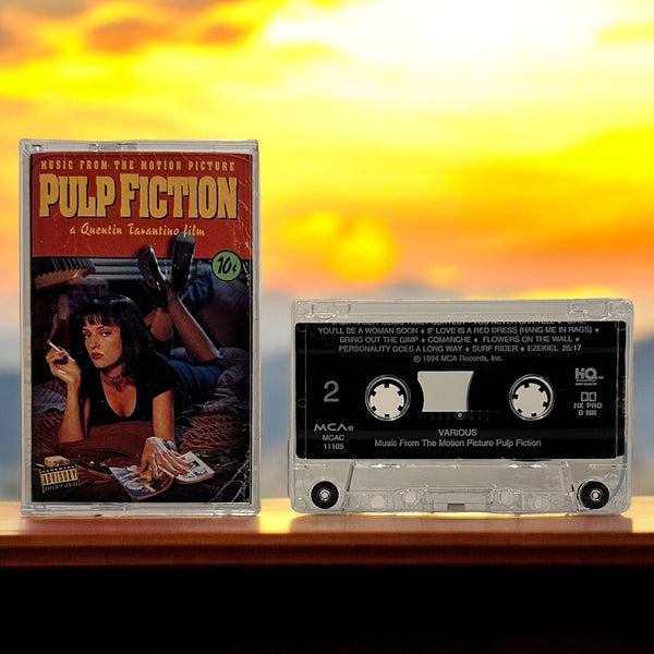 •PULP FICTION - MUSIC FROM THE MOTION PICTURE• ~1994 OG PRESSING~ (CASSETTE TAPE)