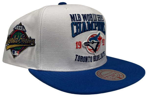 *Toronto Blue Jays* ~1993 World Series Champions~ snapback hats by Mitchell & Ness