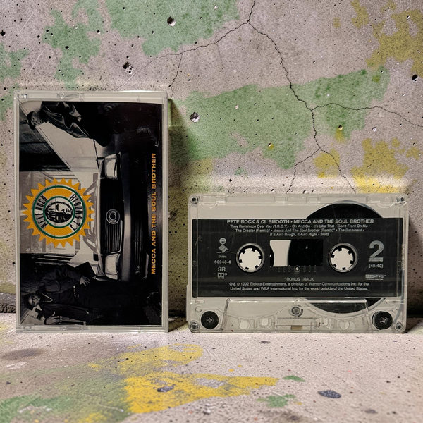 •PETE ROCK & C.L. SMOOTH ~ MECCA AND THE SOUL BROTHER• ~1992 OG PRESSINGS~ (CASSETTE TAPE)
