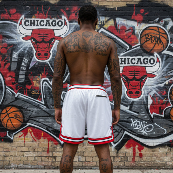 *Red/white* ~Chicago Bulls Style~ (Activewear shorts)